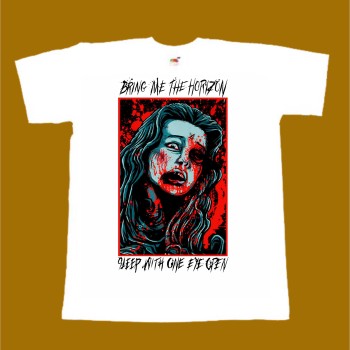 BRING ME THE HORIZON T-SHIRT - SLEEP WITH ONE EYE OPEN