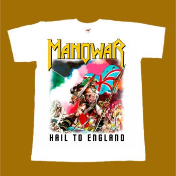 MANOWAR T-SHIRT - HAIL TO ENGLAND