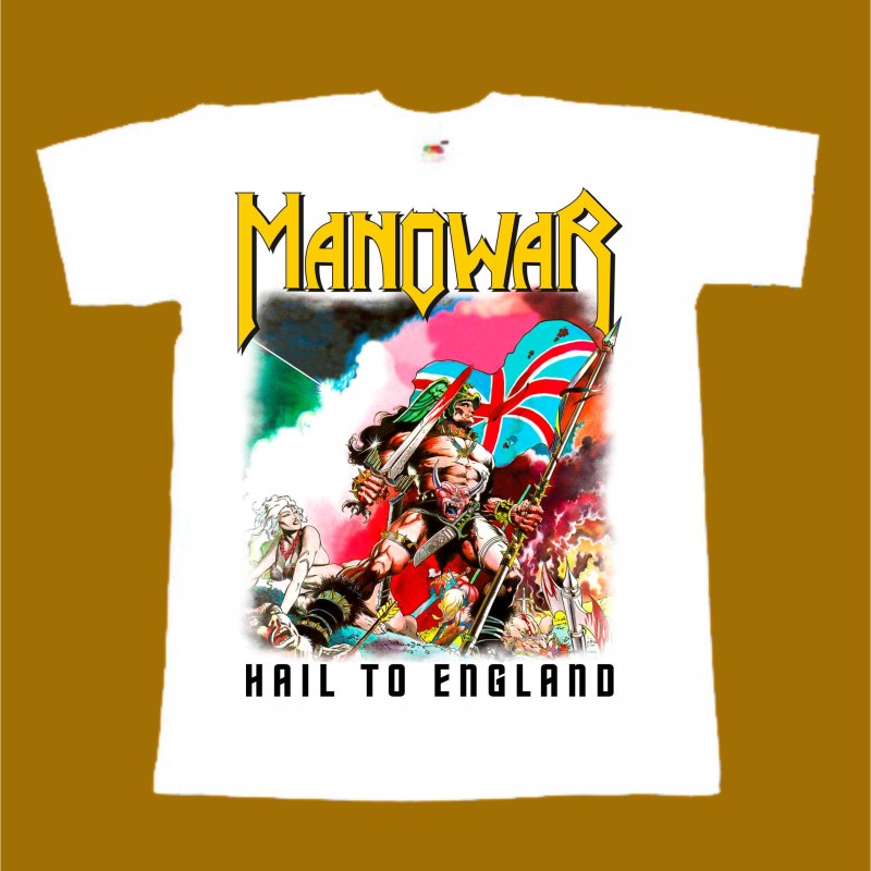 MANOWAR T-SHIRT - HAIL TO ENGLAND