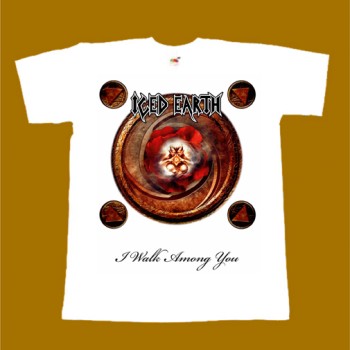ICED EARTH T-SHIRT - I WALK AMONG YOU