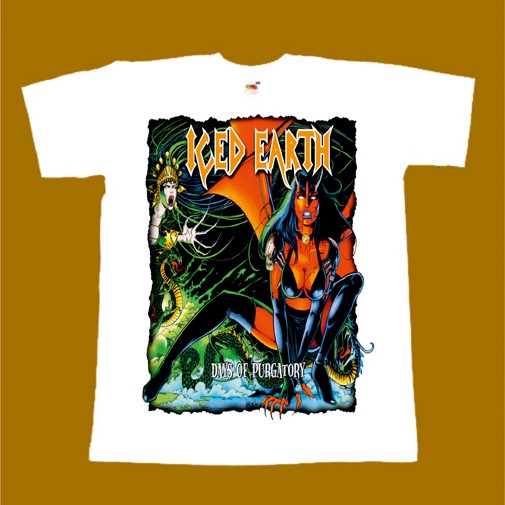 ICED EARTH T-SHIRT - DAYS OF PURGATORY