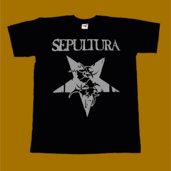 SEPULTURA T-SHIRT - STAR LOGO