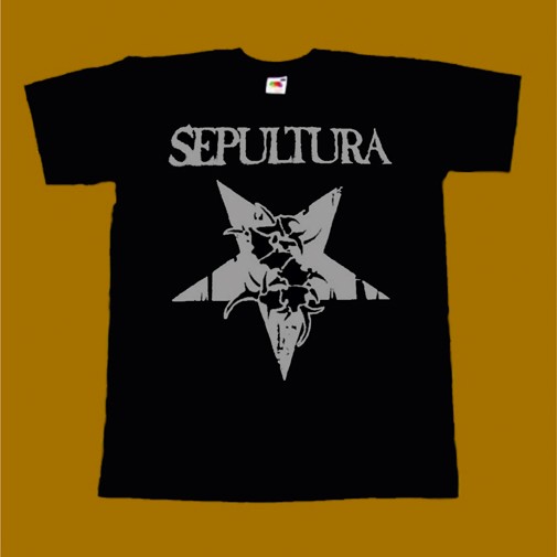 SEPULTURA T-SHIRT - STAR LOGO