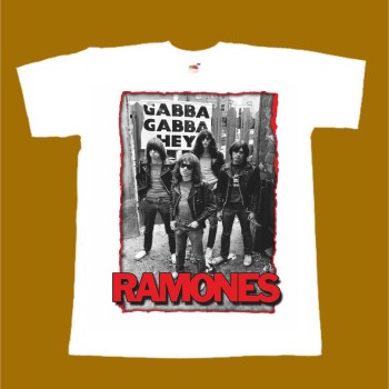 RAMONES T-SHIRT - GABBA GABBA HEY