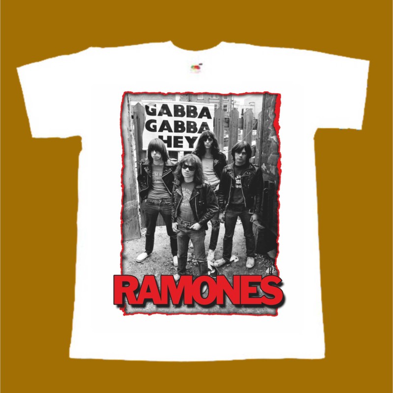 RAMONES T-SHIRT - GABBA GABBA HEY