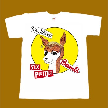 SEX PISTOLS T-SHIRT - WHO KILLED BAMBI