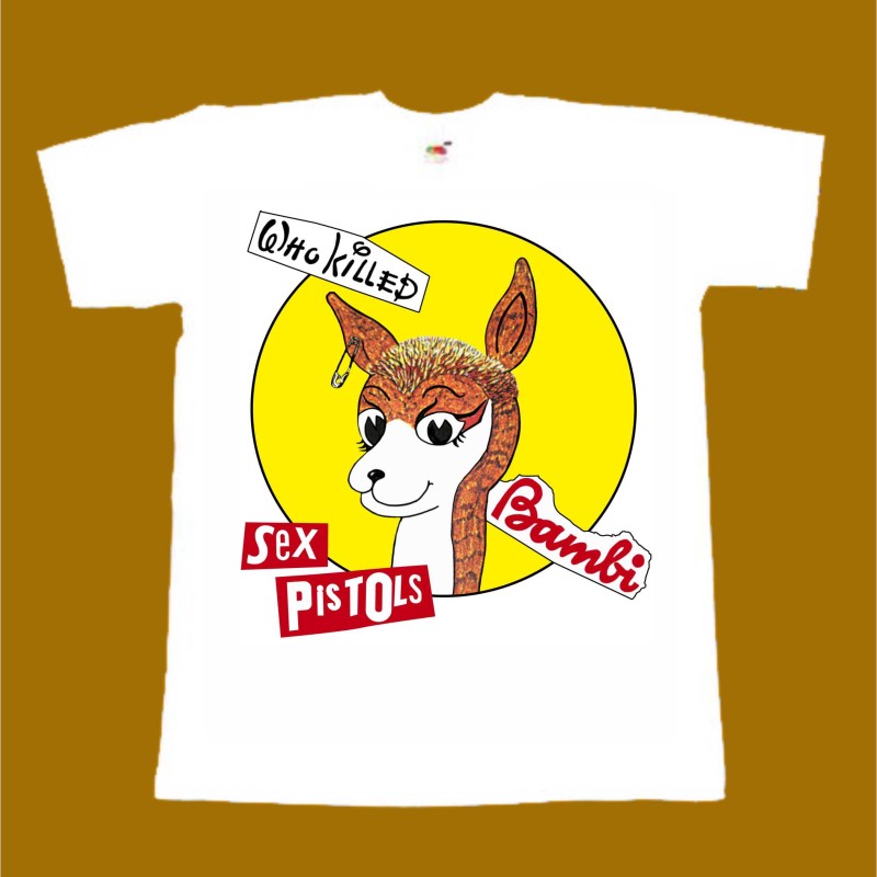 SEX PISTOLS T-SHIRT - WHO KILLED BAMBI