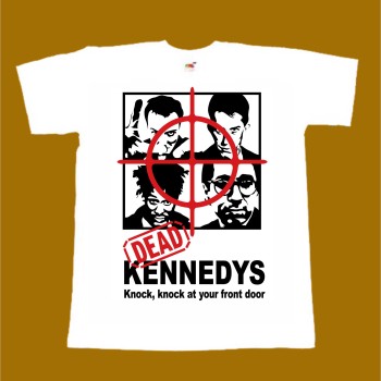 DEAD KENNEDYS T-SHIRT - KNOCK KNOCK AT YOUR FRONT DOOR