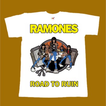 RAMONES T-SHIRT - ROAD TO RUIN