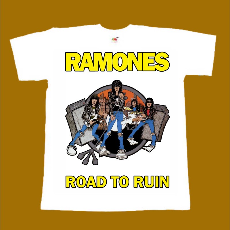 RAMONES T-SHIRT - ROAD TO RUIN