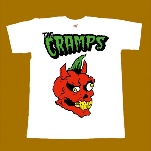 THE CRAMPS T-SHIRT - SKULL