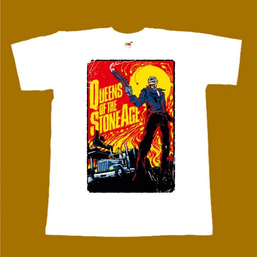 QUEENS OF THE STONE AGE T-SHIRT - CYBORG