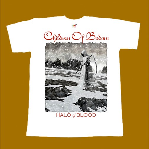 CHILDREN OF BODOM T-SHIRT - HALO OF BLOOD
