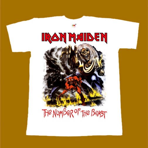 IRON MAIDEN T-SHIRT - THE NUMBER OF THE BEAST