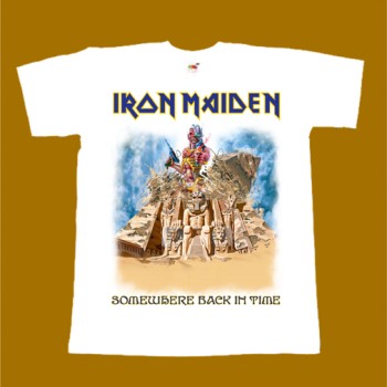 IRON MAIDEN T-SHIRT - SOMEWHERE BACK IN TIME 2