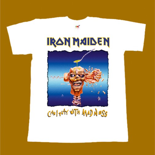 IRON MAIDEN T-SHIRT - CAN I PLAY WITH MADNESS
