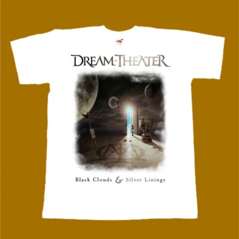 DREAM THEATER T-SHIRT - BLACK CLOUDS AND SILVER LININGS 2