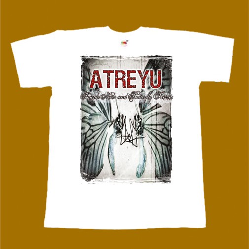 ATREYU T-SHIRT - SUICIDE NOTES AND BUTTERFLY KISSES