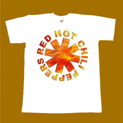 RED HOT CHILI PEPPERS T-SHIRT - LOGO 2