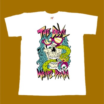 THE DEVIL WEARS PRADA T-SHIRT - SKULL N SNAKE