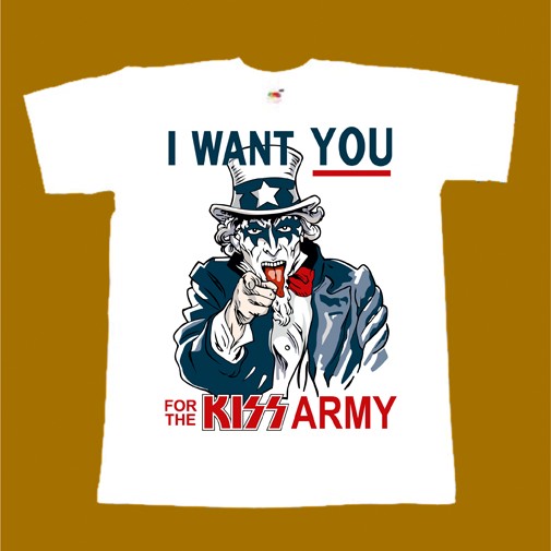 KISS T-SHIRT - I WANT YOU