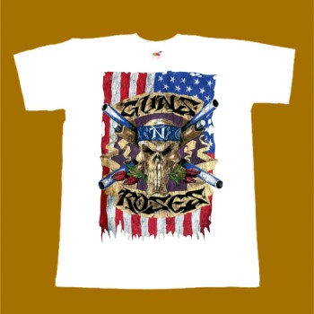 GUNS N ROSES T-SHIRT - FLAG