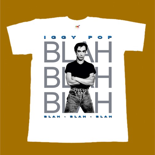 IGGY POP T-SHIRT - BLAH BLAH BLAH