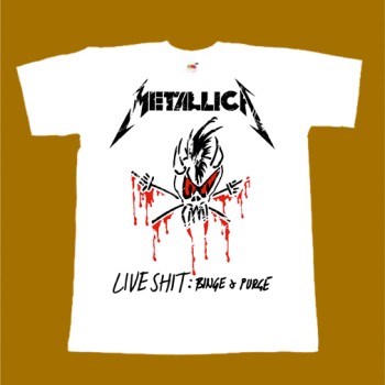 METALLICA T-SHIRT - BINGE AND PURGE