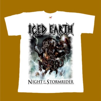 ICED EARTH T-SHIRT - NIGHT OF THE STORMRIDER