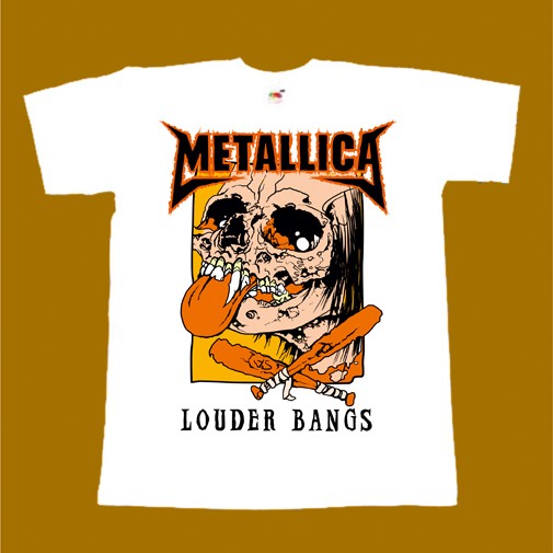 METALLICA T-SHIRT - LOUDER BANGS