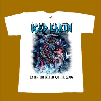ICED EARTH T-SHIRT - ENTER THE REALM OF THE GODS