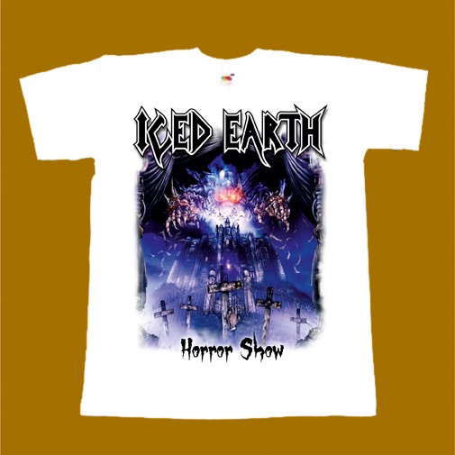 ICED EARTH T-SHIRT - HORROR SHOW