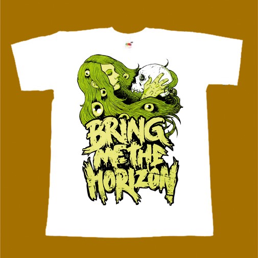 BRING ME THE HORIZON T-SHIRT - GREEN EYES