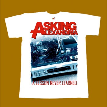 ASKING ALEXANDRIA T-SHIRT - A LESSON NEVER LEARNED