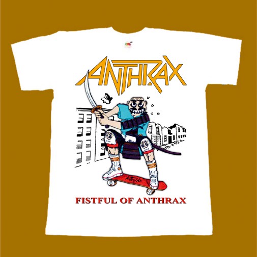 ANTHRAX T-SHIRT - FISTFUL OF ANTHRAX