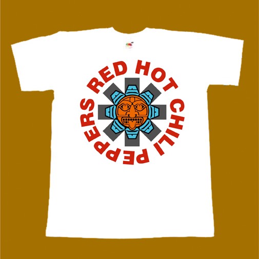 RED HOT CHILI PEPPERS T-SHIRT - MAYA LOGO 2
