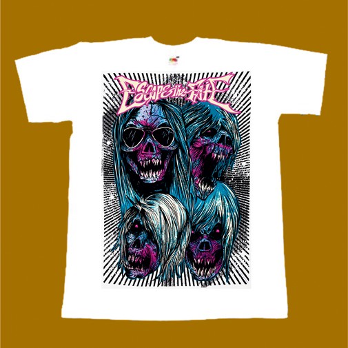 ESCAPE THE FATE T-SHIRT - ZOMBIES