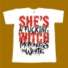 MOTIONLESS IN WHITE T-SHIRT - SHE IS A FUCKING WITCH
