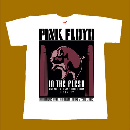 PINK FLOYD T-SHIRT - IN THE FLESH