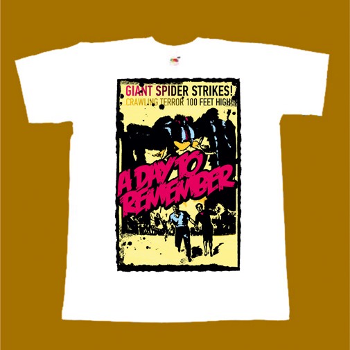A DAY TO REMEMBER T-SHIRT - SPIDER