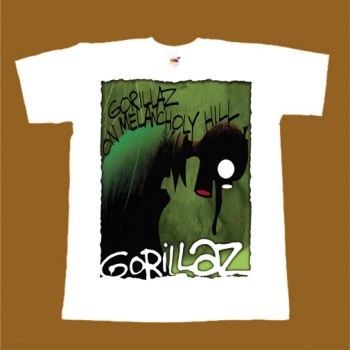 GORILLAZ T-SHIRT - GORILLAZ ON MELANCHOLY HILL