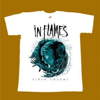 IN FLAMES T-SHIRT - SIREN CHARMS