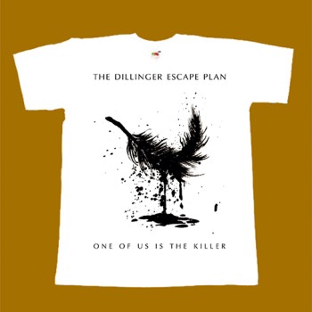 THE DILLINGER ESCAPE PLAN T-SHIRT - ONE OF US IS THE KILLER