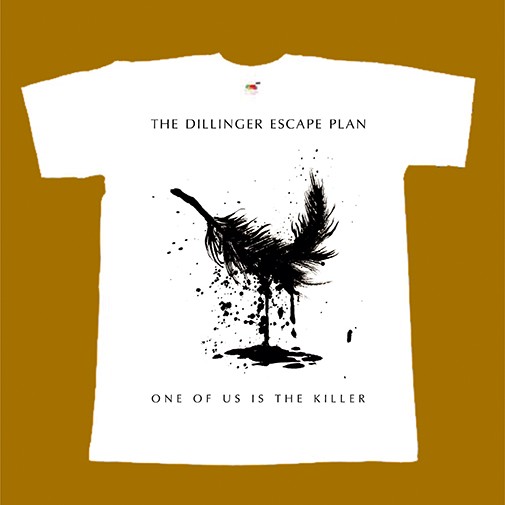 THE DILLINGER ESCAPE PLAN T-SHIRT - ONE OF US IS THE KILLER