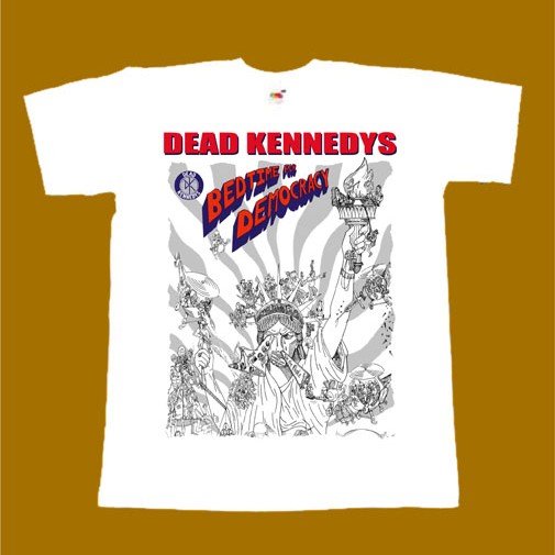 DEAD KENNEDYS T-SHIRT - BEDTIME FOR DEMOCRACY