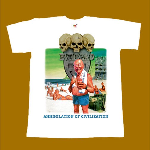 EVILDEAD T-SHIRT - ANNIHILATION OF CIVILIZATION