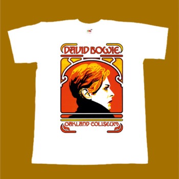 DAVID BOWIE T-SHIRT - OAKLAND COLISEUM