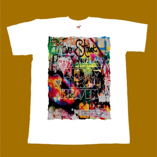 COLDPLAY T-SHIRT - HURTS LIKE HEAVEN
