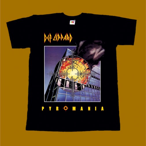DEF LEPPARD T-SHIRT - PYROMANIA 2