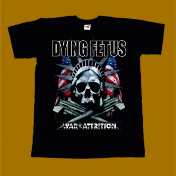 DYING FETUS T-SHIRT - WAR OF ATTRITION